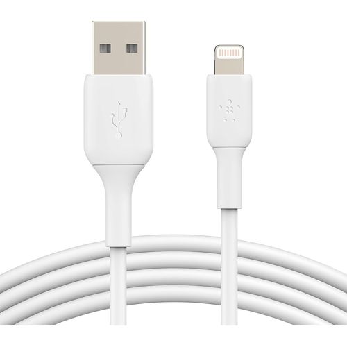 Hamiltion-Câble Lightning (Câble Boost Charge Lightning Vers Usb Pour Iphone, Ipad, Airpods ; Câble De Recharge Certifié Mfi Pour Iphone ; Blanc, 3 M)