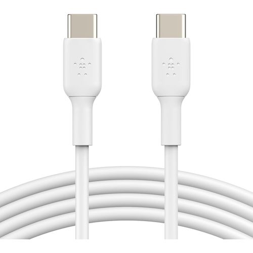 Hamiltion-Câble De Recharge Usb-C Vers Usb-C Boost Charge (Câble Usb Type-C Pour Samsung, Pixel, Ipad Pro, Etc. ; 2 M, Blanc)