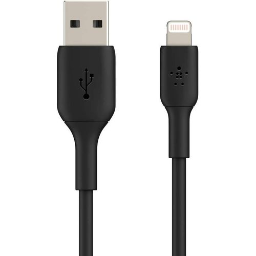 Hamiltion-Câble Lightning (Câble Boost Charge Lightning Vers Usb Pour Iphone, Ipad, Airpods ; Câble De Recharge Certifié Mfi Pour Iphone ; Noir, 2 M)