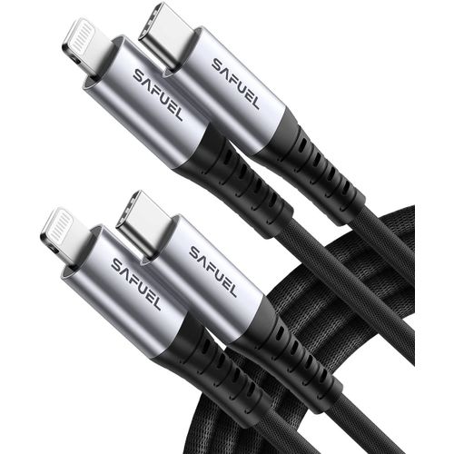 Hamiltion-Câble Usb C Vers Lightning 2m+2m [Certifié Mfi] Câble Usb C Iphone Chargeur Rapide Power Delivery Fil Lightning Usb C Pour Iphone 14 13 12 11 Pro Max Mini Xr Xs Max X 10 8 7 Se 2020 Ipad