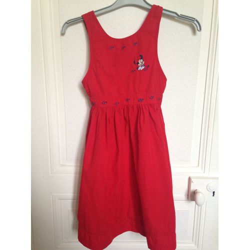Jolie Robe Rouge Disney Disneyland Paris Minnie Taille 6 Ans Idée Cadeau