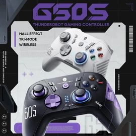 Thunderobot-Manette De Jeu Sans Fil G50s, Joystick À Effet Hall, Déclencheur, Manette De Jeu, 1000hz, Fréquence Per Ing, Commutateur Pc, Android, Ios Black