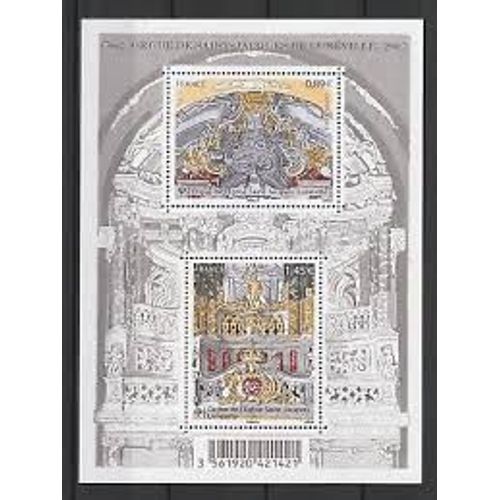 Art : Orgue De Saint-Jacques De Lunéville : Détails De L'Orgue Feuillet 4708 Année 2012 N° 4708 4709 Yvert Et Tellier Luxe