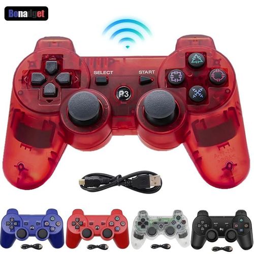 Contrôleur Sans Fil Pour Sony Ps3 Bluetooth Manette Pour Play Station 3 Joystick Télécommande Poignée Contrôle Ps3-4