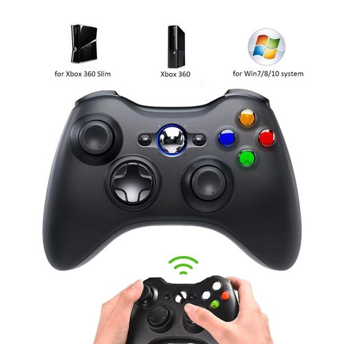 Contrôleur Sans Fil/Filaire Pour Xbox 360 /360 Manette De Jeu Mince Joypad Joystick Compatible Avec Xbox 360/360 Slim Et Jeu De Fenêtre Pc E08-02-013