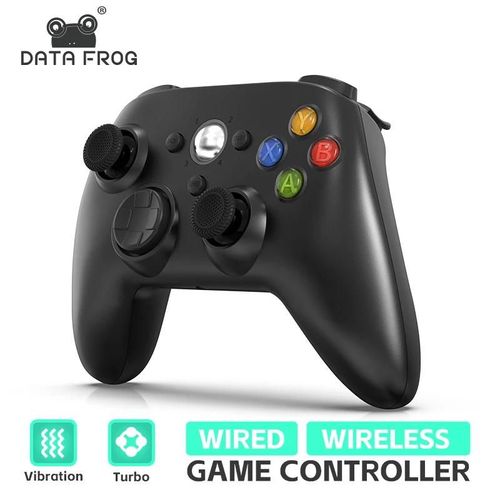 Manette De Jeu Sans Fil Et Filaire Pour Xbox 360, Contrôleur Avec Touristes, Vibration Turbo, Compatible Avec Xbox 360/360 Slim Et Pc Window Xbox 360 Wireless