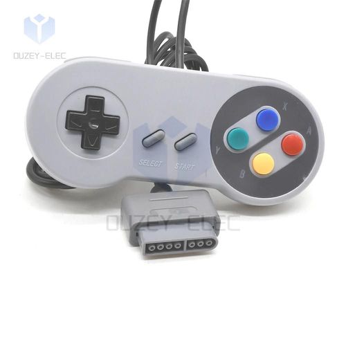 1 Pc 16 Bits Super Hd Sortie Snes Rétro Classique Manette De Jeu Vidéo Lecteur Tv Mini Jeu Gamepad Pour Super Nintendo