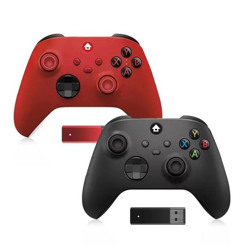 Contrôleur De Jeu Sans Fil Xbox One 2.4g, Pour Xbox One Série X/S, Avec Adaptateur Récepteur 2.4g, Pour Windows, Pc, Manette De Jeu, Cadeau Red