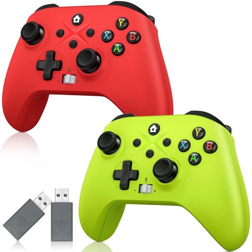 Manette De Jeu Sans Fil 2.4g Pour Xbox One Série X/S/Pc/Ios//Steam Gyroscope 6 Axes Avec Fonction Turbo Manette De Contrôleur De Consoles De Jeu E08-03-168