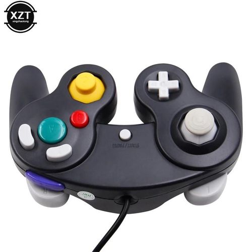 Poignée De Jeu Joypad De Haute Qualité, 1 Pièce, Contrôleur De Bâton, Choc Filaire Pour Nintendo Pour Wii Gamecube White