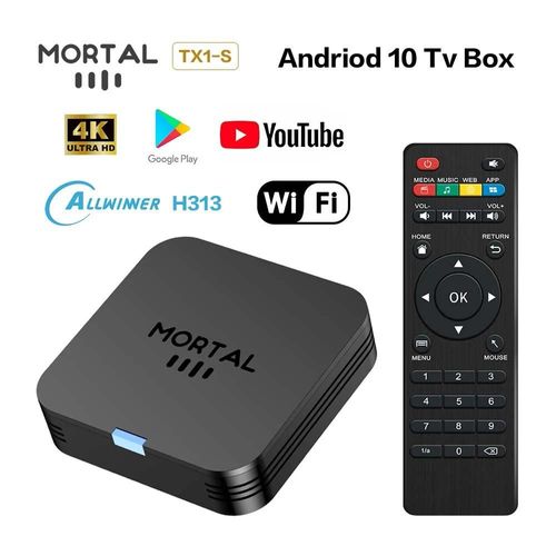 Tanix tx1-S Android 10.0 tout - puissant h313 Quad - Core 4K HDR mini - Gaming TV Box 2.4G wifi RAM 1GB 2gb rom 8gb 16gb Smart TV BOX TX1-S-2GB16GB IR31