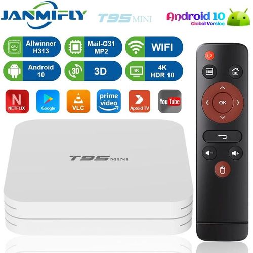 T95MINI H313 décodeur Android Box 4k lecteur Ultra haute définition maison complète Netcom TV BOX électronique intelligente 2.4GHZ WIFI 2GB 16GB Us Plug
