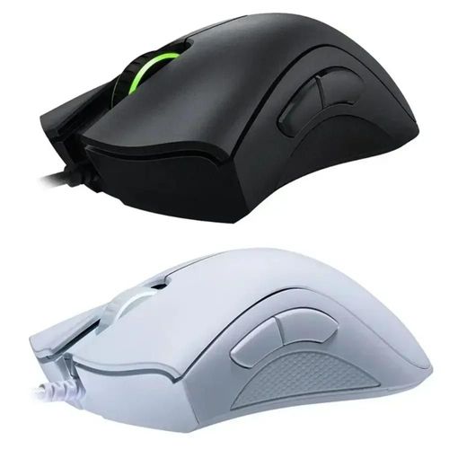 Razer-Souris de jeu filaire DeathAdder Essential, capteur optique, 5 boutons indépendants, ordinateur portable, PC Gamer, 6400 ug I, originale WHITE