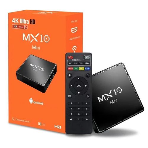 Android TV Box MX10 MINI Allwinner H313 Fire TV 2.4G/5G WiFi décodeur double bande TV Box 2025 le plus populaire MX10 1GB 8GB Us Plug