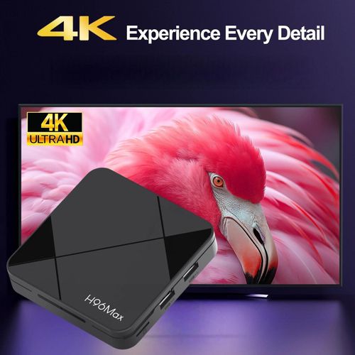 HaaYot Android 14 Smart TV BOX RK3518 Quad Core 2GB 16GB 4K HD BT TVBOX 2.4G & 5G double Wifi lecteur multimédia USB3.0 décodeur Uk Plug 2GB 16GB