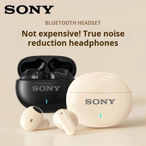 Original Sony M21 Bluetooth casque HiFI stéréo jeu écouteur sans fil Sport écouteurs Bluetooth casque avec Microphone apricot