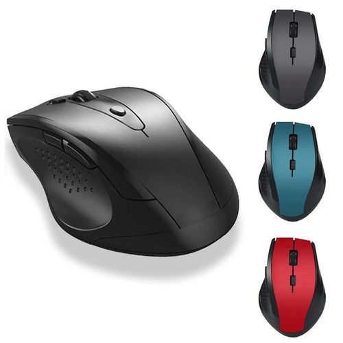 Souris sans fil avec bouton réglable pour Windows 7, XP, 2.4, Vista, souris de jeu d'ordinateur portable pour ordinateur de bureau, ordinateur portable, ug I, 2000 mesurz Blue CHINA