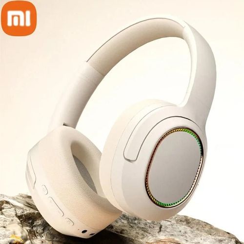 Écouteurs sans fil Bluetooth d'origine Xiaomi pour Samsung IPhone casque stéréo Support de jeu écouteurs de carte TF avec micro white