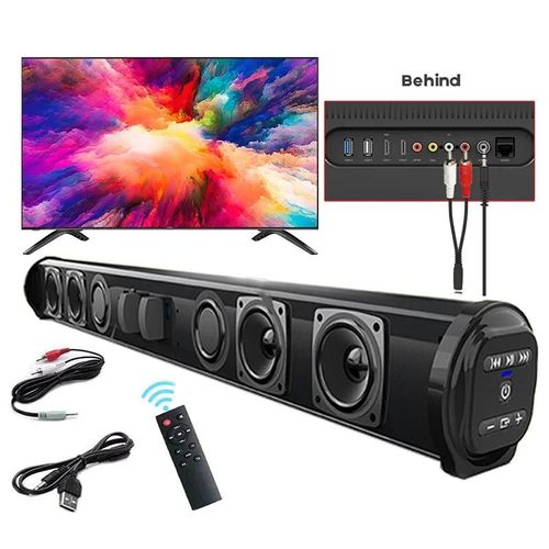 Barre de son Super puissante Portable sans fil Bluetooth haut-parleur Surround stéréo maison TV boîte de son caisson de basses Radio FM caixa de som BS-10