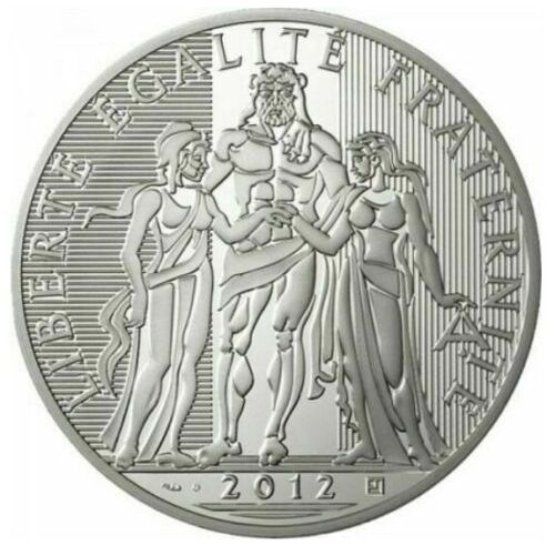 Piece Argent 10 Euros Hercule 2012