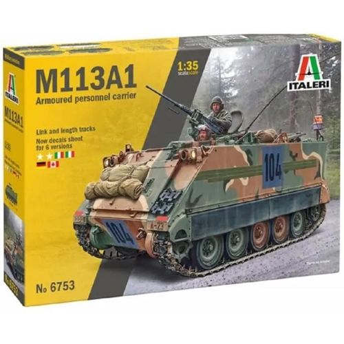 Maquette Blindé M113a1 - Italeri - 1:35 - Plastique - Gris - Pour Adulte-Italeri
