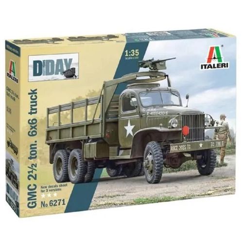 Italeri - Maquette Camion Gmc 2 1/2 Ton. 6x6 Truck "D-Day 80° Anniversary" |Italeri|6271| 1:35 - Ref : 14579-Italeri