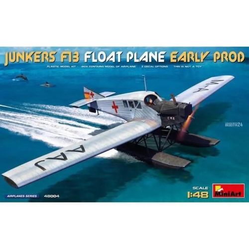 Miniart - Maquette Hydravion Junkers F13 Float Plane Early Prod |Miniart|48004| 1:48 Maquette Char Promo - Ref : 15549-Mini Art