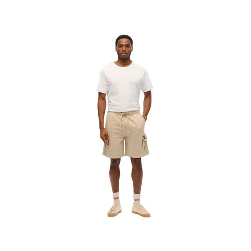 Short Superdry Contrast Stitch Homme Beige