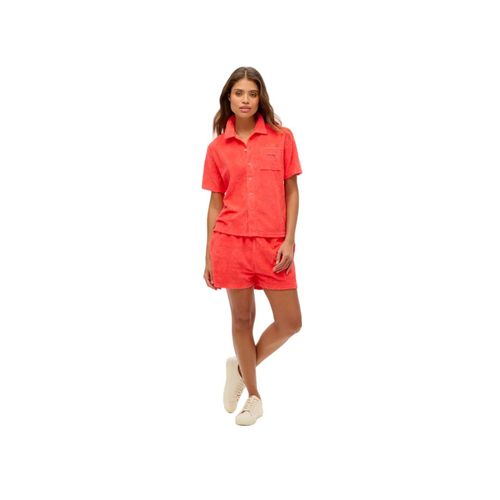 Combishort Superdry Tech Racer Femme Orange