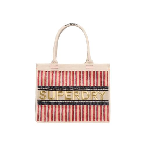 Sacs à main Superdry Fourre Tout Brode Femme Beige