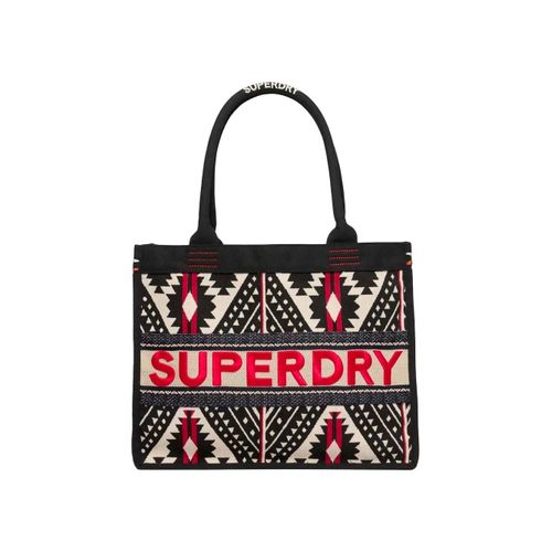 Sacs à main Superdry Fourre Tout Brode Femme Noir