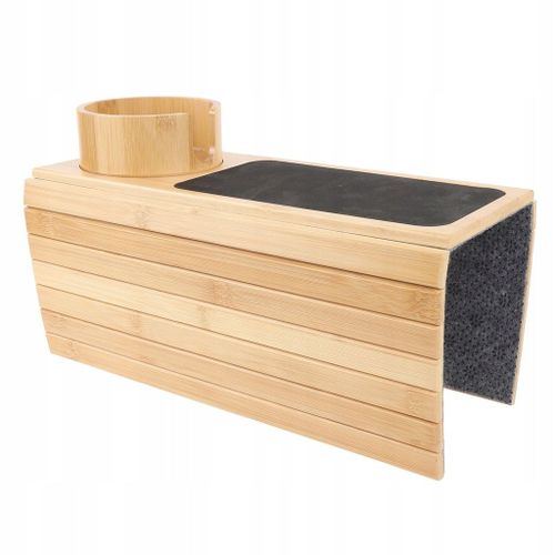 Plateau d'accoudoir de canapé en bambou, porte-gobelet de canapé détaché, canapé 6R