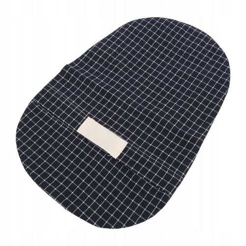Housse de sac de stomie bleu marine, lavable, 7R