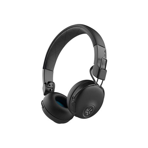 JLab Audio Studio ANC - Écouteurs avec micro - sur-oreille - Bluetooth - sans fil - Suppresseur de bruit actif - noir