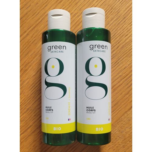 Green Skincare Huile Corps Sérénité 150 Ml Lot De 2 