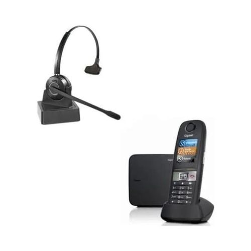 Cleyver - Téléphone GIGASET E630 et Casque Cleuver ODHW10 - DECT - Noir