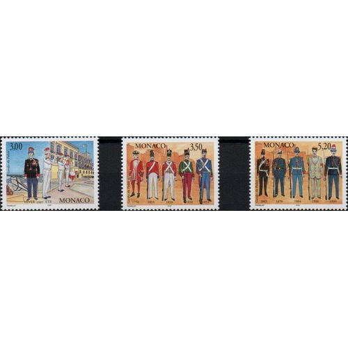 Monaco Timbres Uniformes 1997