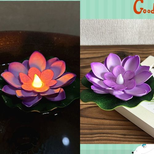 Lampe Led Flottante Avec Capteur D'eau,Luminaire Décoratif D'intérieur,Idéal Pour Un Jardin Ou Une Fête,1/6 Unités- Purple-C808