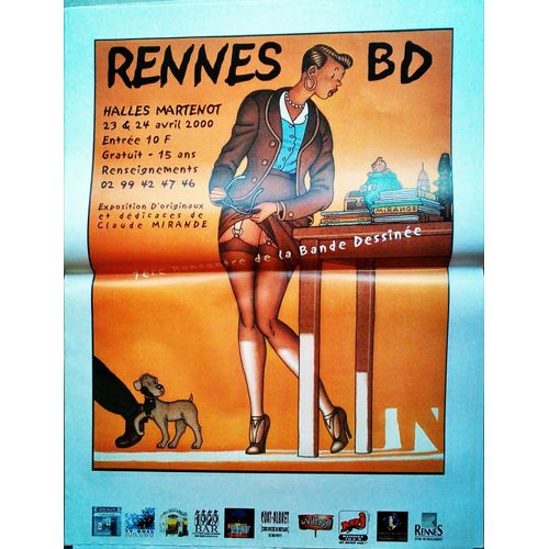 Mirande Festival Bande Dessinée Rennes Affiche 79x59