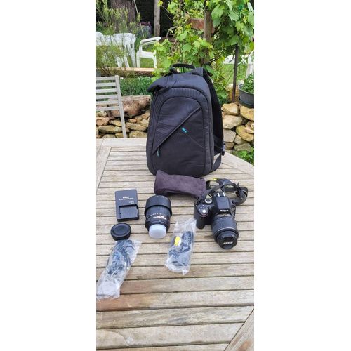 Reflex Nikon 5100 avec deux objectifs