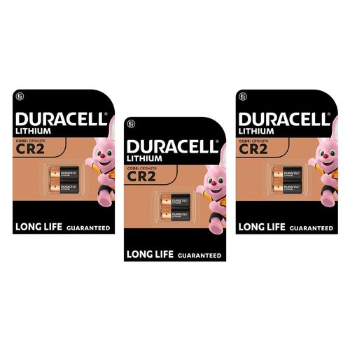 DURACELL Lot de 3 Blisters de 2 Piles photo Lithium Ultra CR2