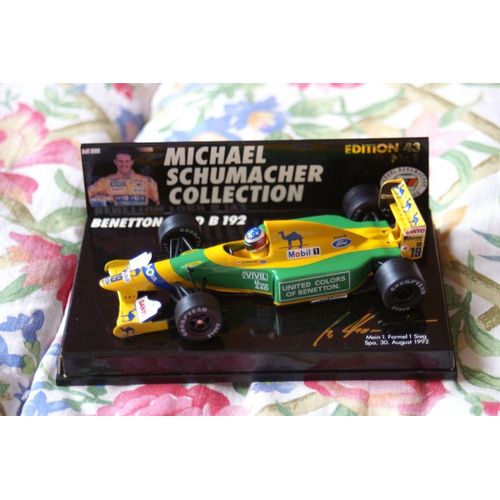 1/43e - Benetton Ford Cosworth B192 1992 / Michaël Schumacher-Minichamps