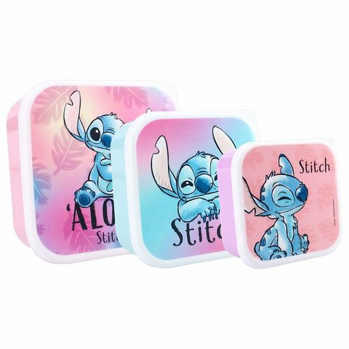 Lilo & Stitch - Pack 3 Boîtes À Goûter Stitch Fresh Bites