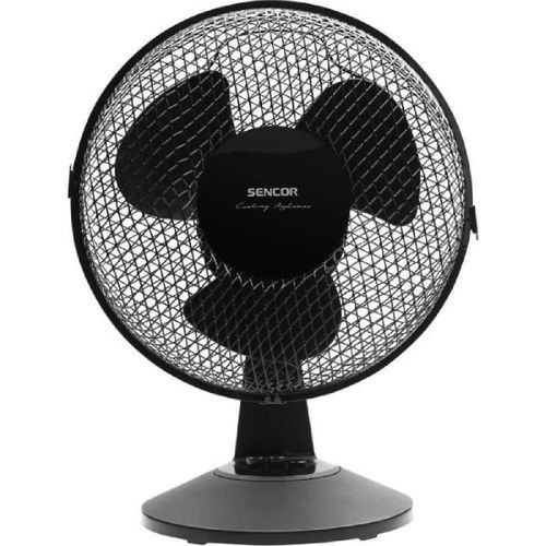 Ventilateur de bureau - Sencor - SFE 2311BK - 2 vitesses - Oscillation 90¿ - Silencieux 51 dB