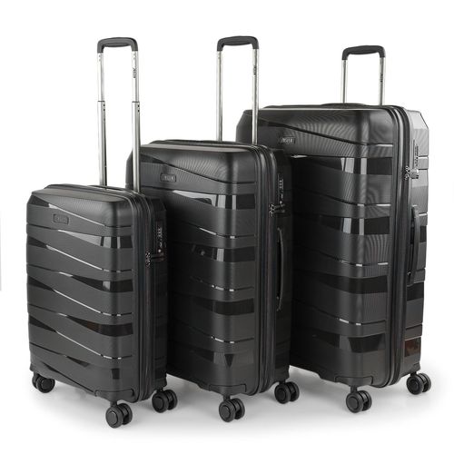 Set De Valises Rigides 4 Roulettes - Valise Grande Taille, Valise Soute Avion, Bagages Pour Voyages, Lot De Valises À Roulette. Fabriquées En PP Matériau Résistant