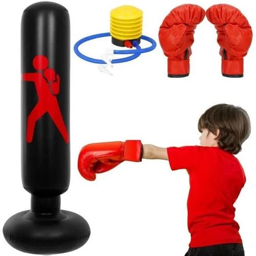 Sac De Frappe - Springos® - 160 Cm - Gonflable - Pvc - Pour Enfants Et Adultes