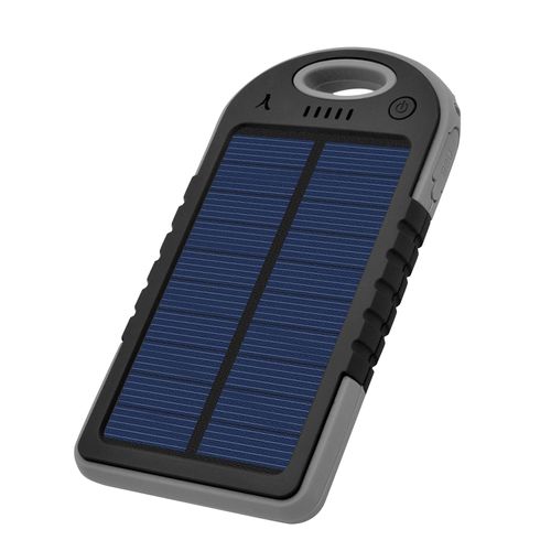 Batterie De Secours Solaire 10000 Mah Usb Et Usb C Antichoc Étanche Akashi Noir