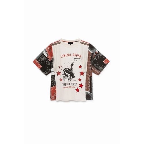 T-Shirt Cowgirl À Franges