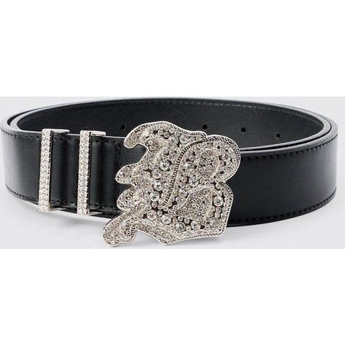Ceinture Avec Boucle À Logo B Homme - Noir - One Size, Noir