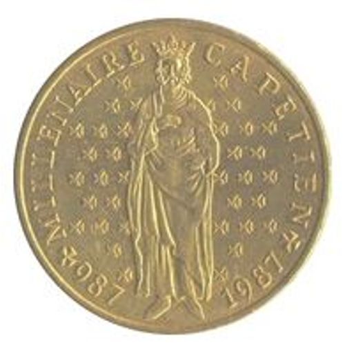 Pièce 10 Francs France Millénaire Capétien - 1987